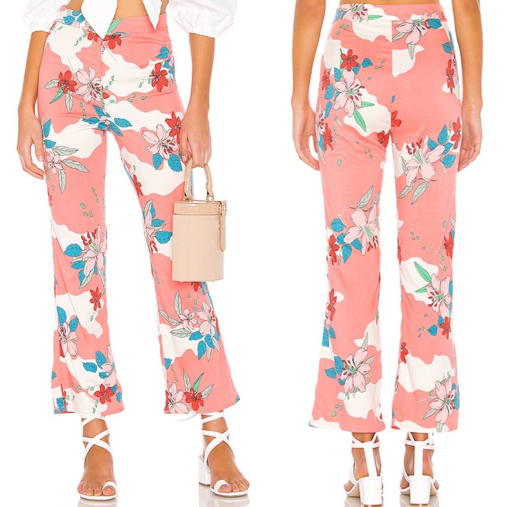 Amuse Society Kori High Waisted Pant Guava
